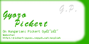 gyozo pickert business card